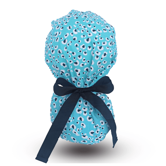 Scrub Cap -Ponytail Surgical Hat Leopard-Nurse Doctor Cap-Satin Optional