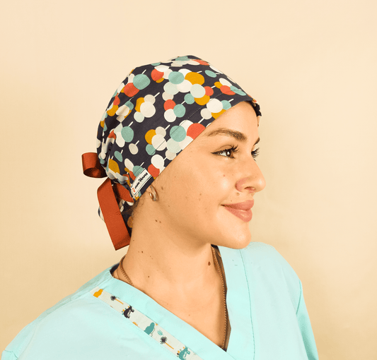 custom scrub cap ponytail for women