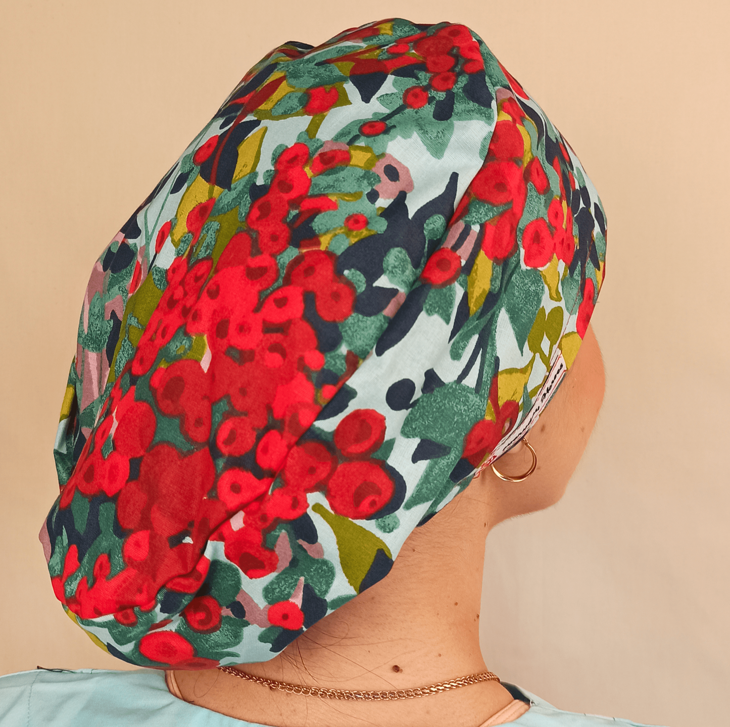 Custom Scrub Cap Floral