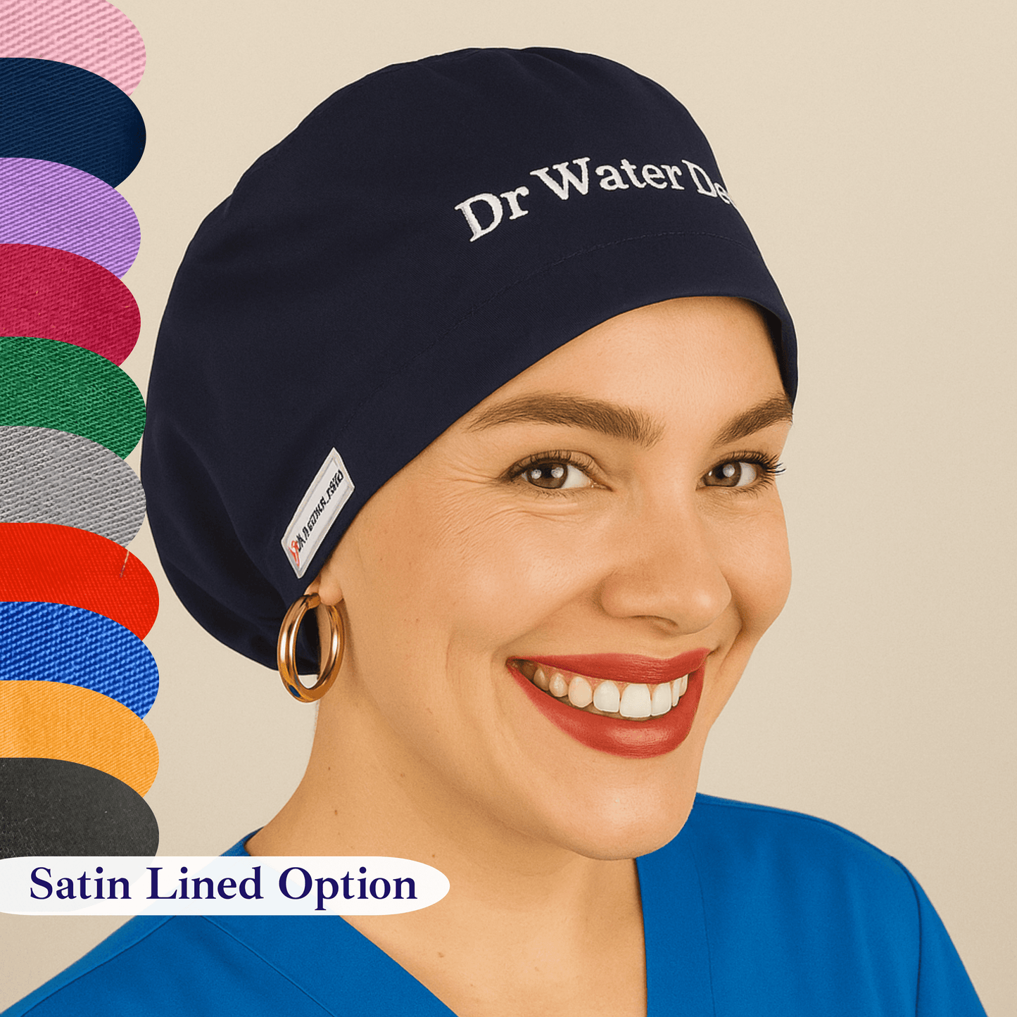 Hospital Gifts Custom Doctor Embroidered Scrub Cap Personalized Name Logo