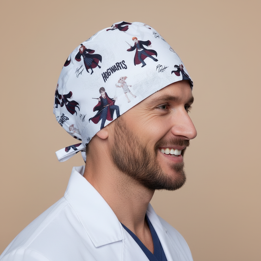 Harry Potter Scrub Cap with Playful Male Model