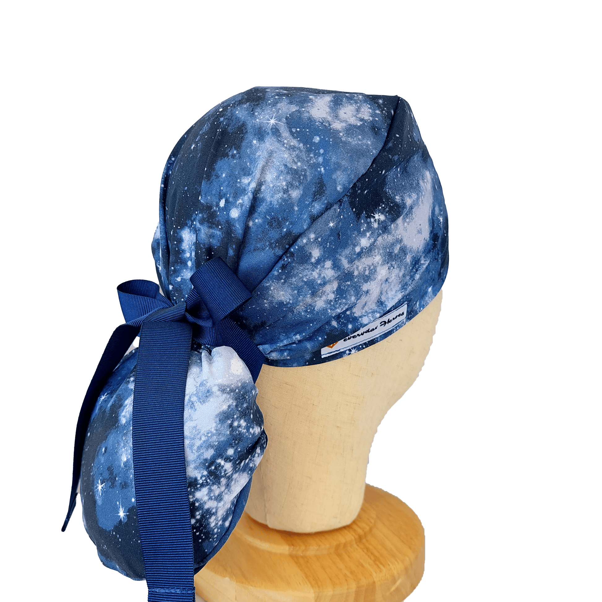 Scrub Cap Ponytail Stellar Constellation