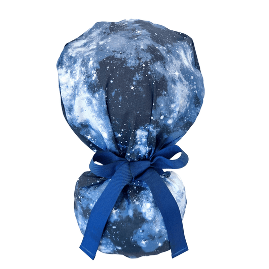 Scrub Cap Ponytail Stellar Constellation