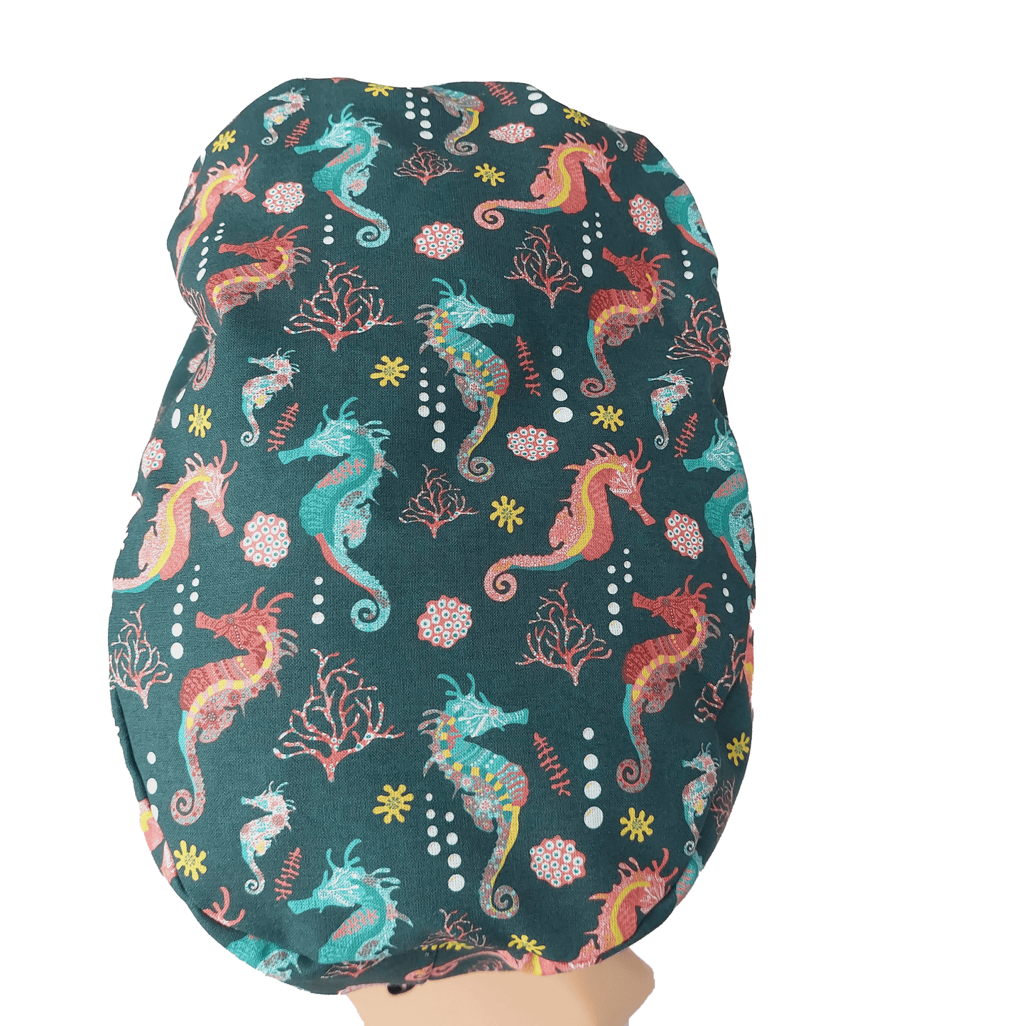 Scrub Cap -Surgical Cap Hippocampus - [scrub_hat]-[scrub_cap_for_women]-[surgical_cap]