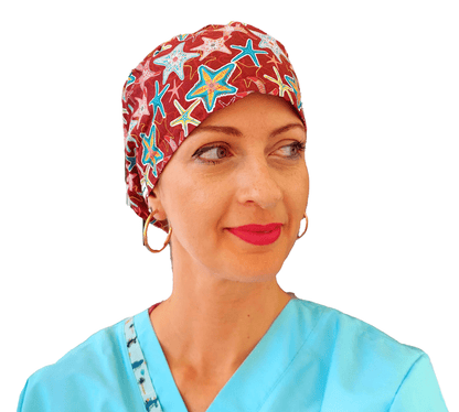 Scrub Cap -Surgical Cap Starfishes