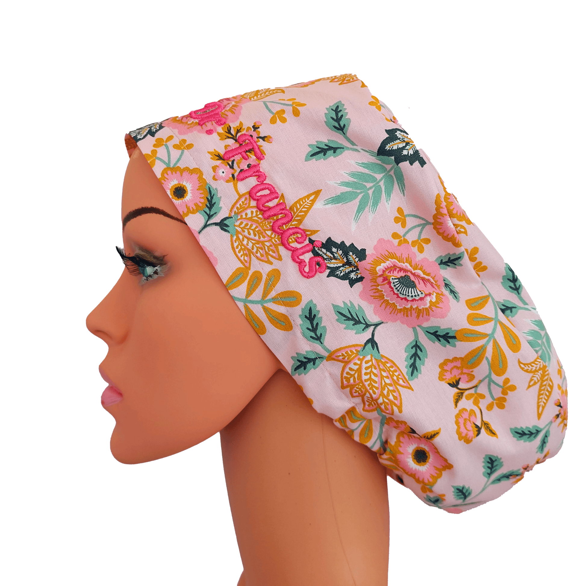 Name Embroidery Customization For Scrub Caps, Doctors Name On The Hat ! - [scrub_hat]-[scrub_cap_for_women]-[surgical_cap]