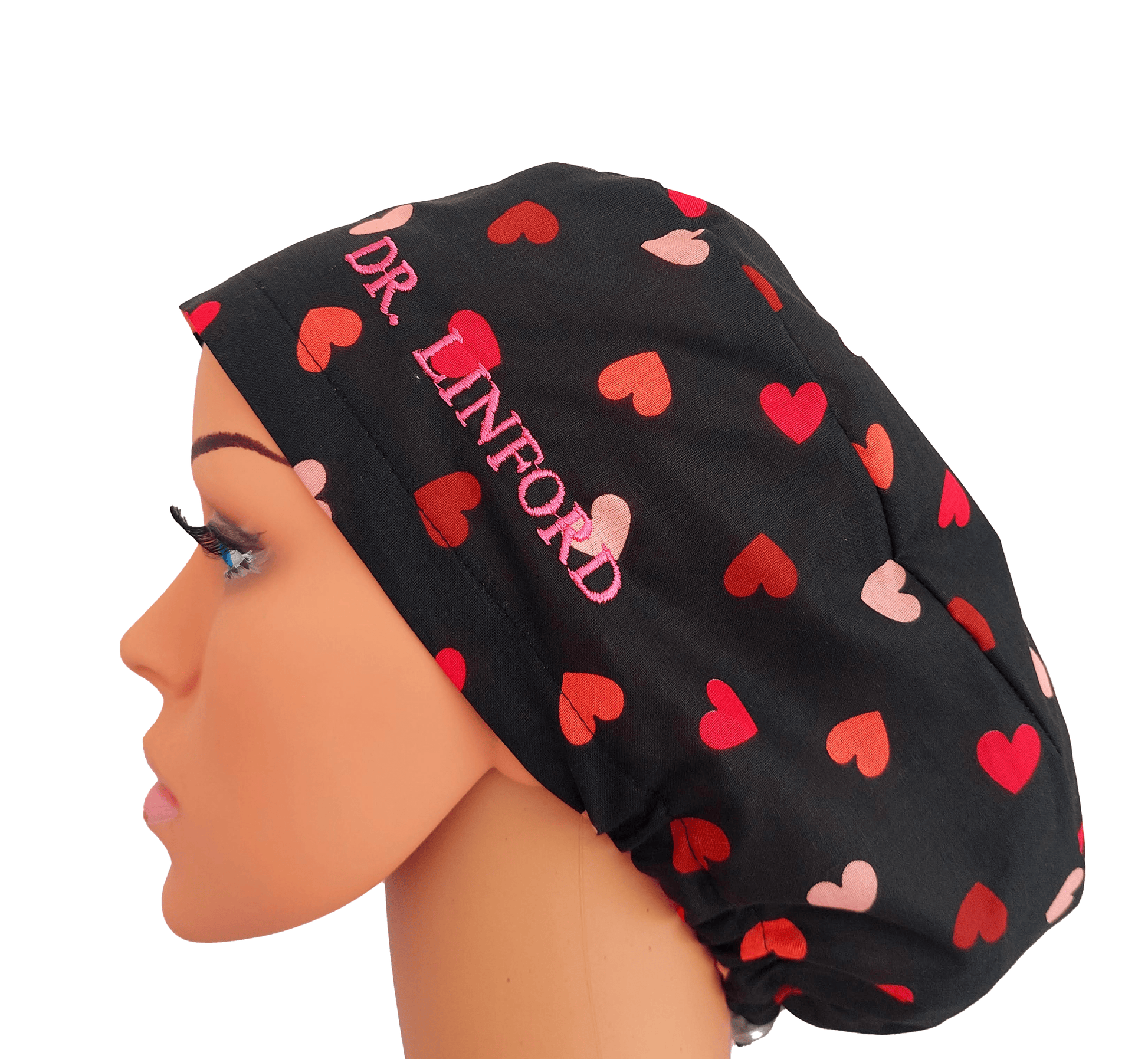 Name Embroidery Customization For Scrub Caps, Doctors Name On The Hat ! - [scrub_hat]-[scrub_cap_for_women]-[surgical_cap]