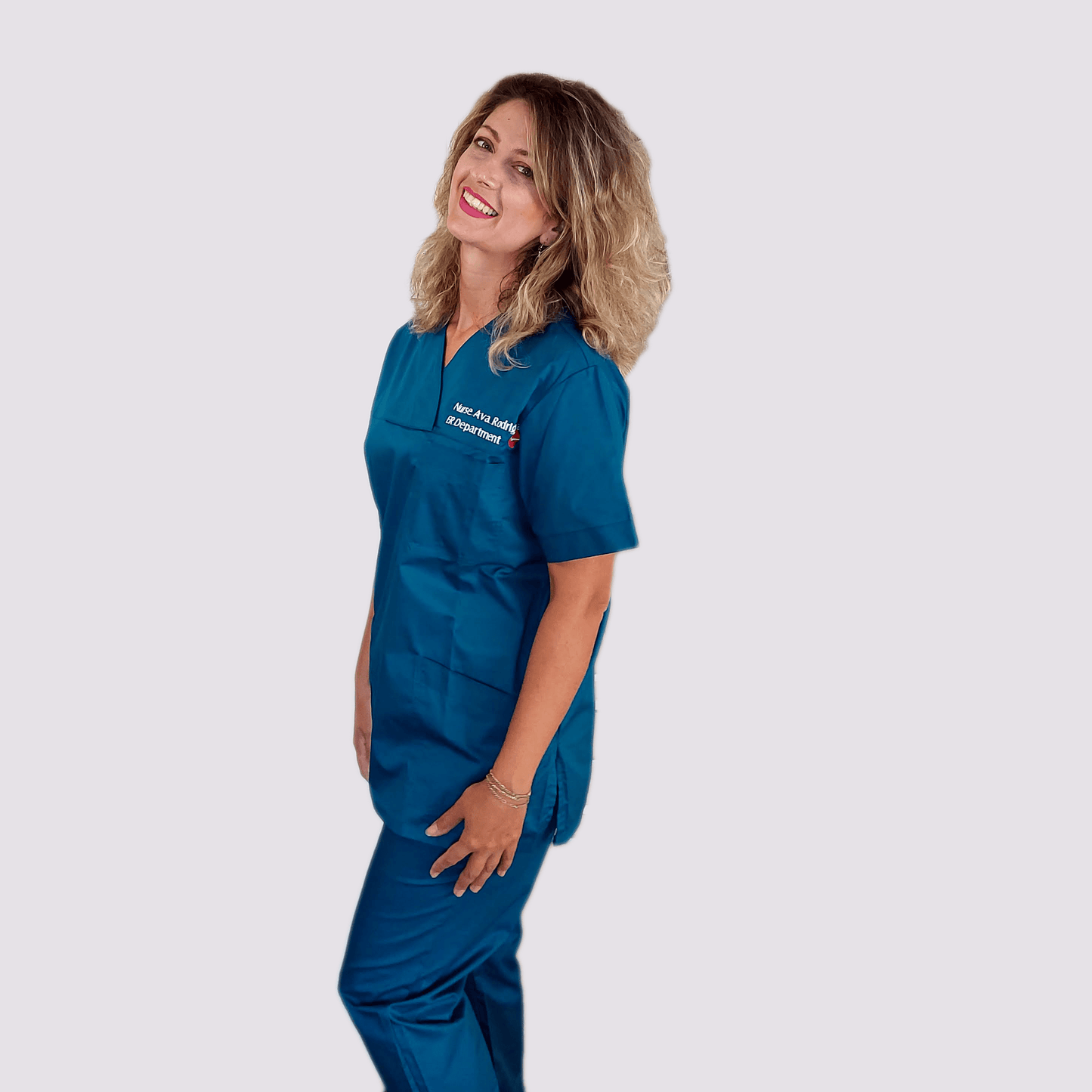 Profesional Scrubs-Name Personalization Scrub Set- Professional Medical Doctor Scrubs - [scrub_hat]-[scrub_cap_for_women]-[surgical_cap]