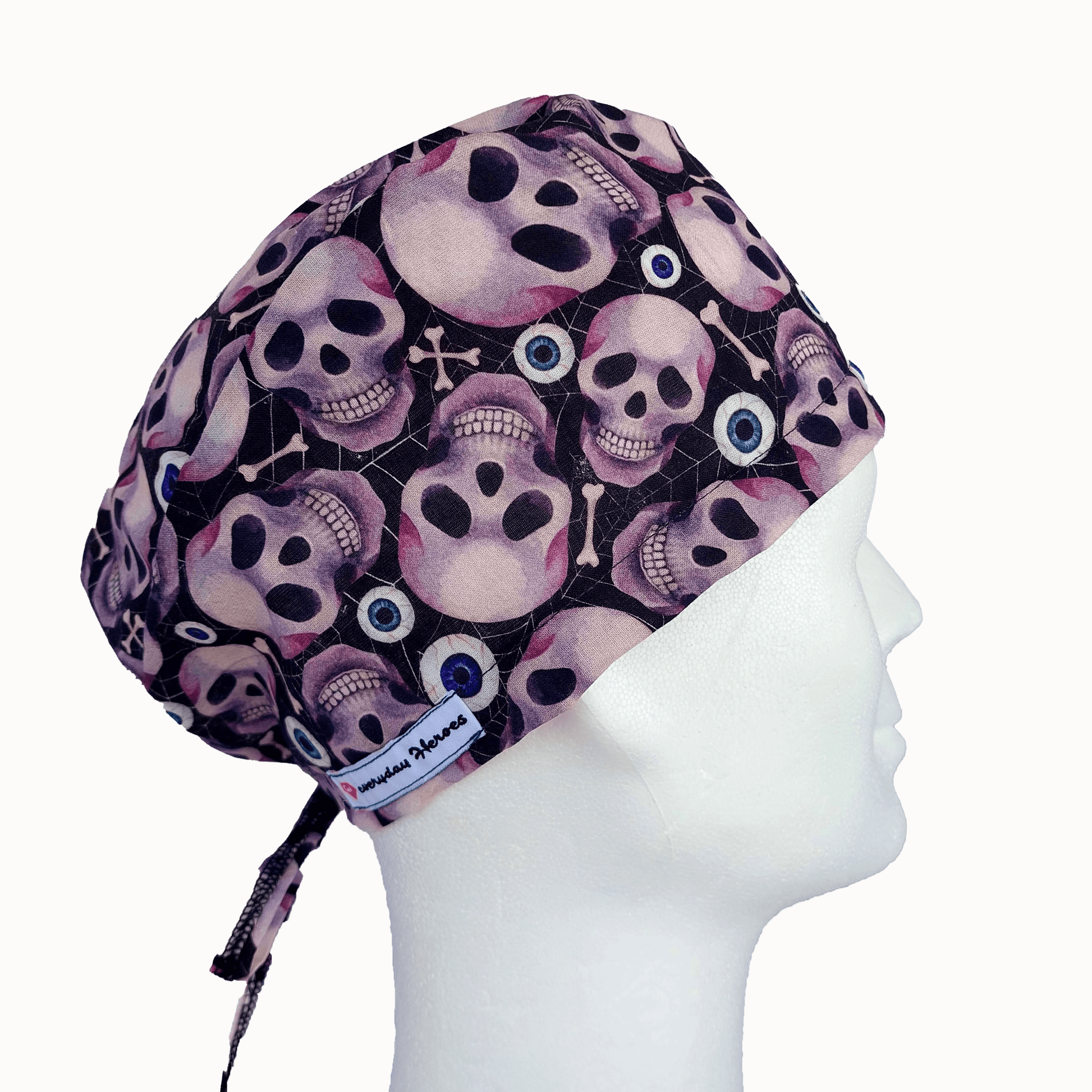 The Skulls Scrub Cap- Surgeons Hat - [scrub_hat]-[scrub_cap_for_women]-[surgical_cap]