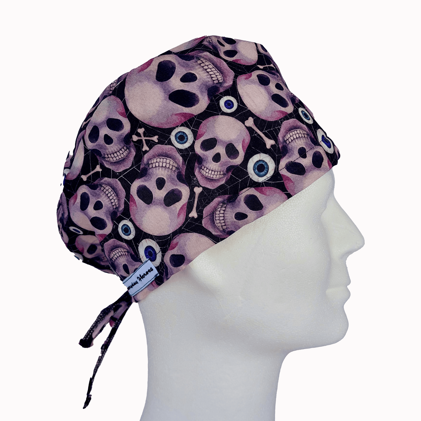 The Skulls Scrub Cap- Surgeons Hat - [scrub_hat]-[scrub_cap_for_women]-[surgical_cap]