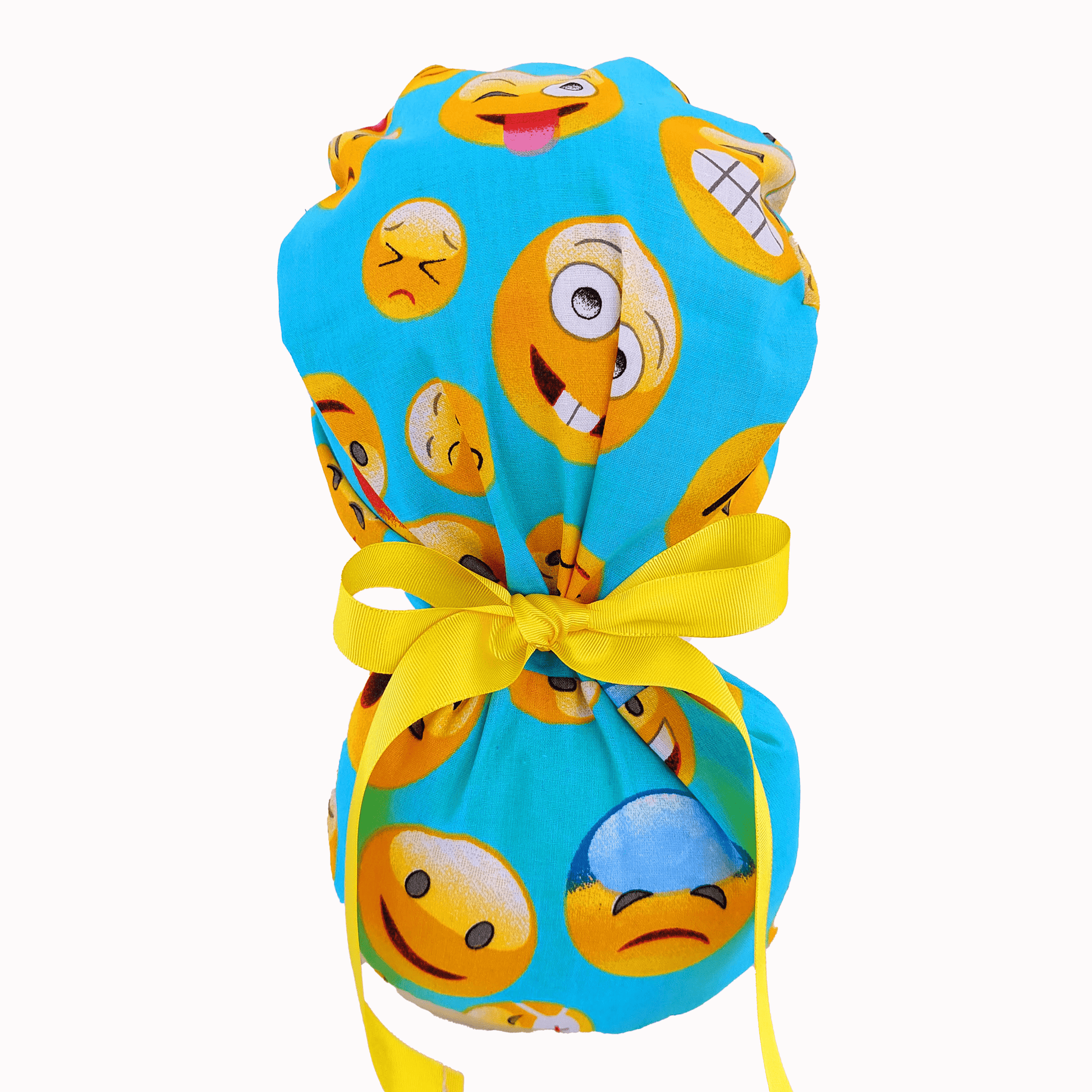 Emoji Print Ponytail Scrub Cap - Surgical Cap for Nurses and SurgeonsEmoji Print Ponytail Scrub Cap - Surgical Cap for Nurses and Surgeons