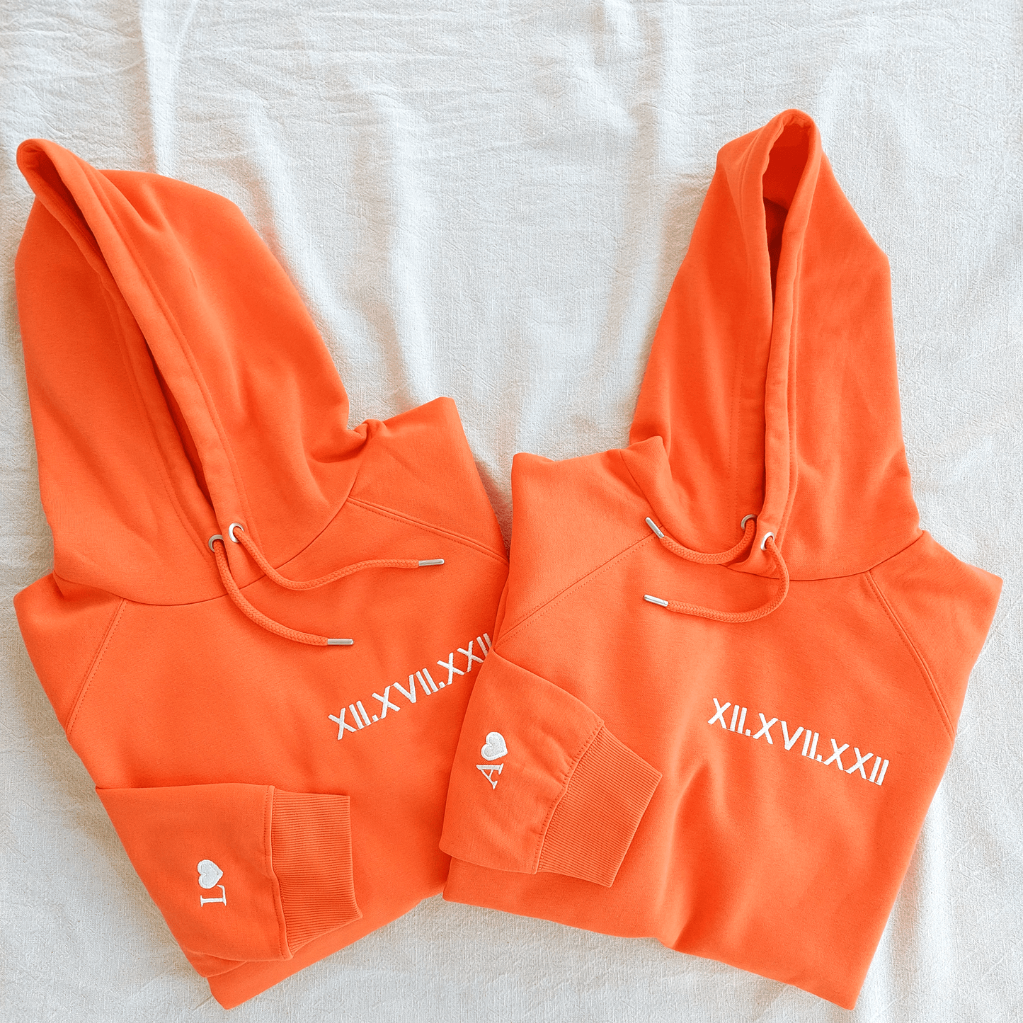 Custom Embroidered Roman Numeral Hoodie