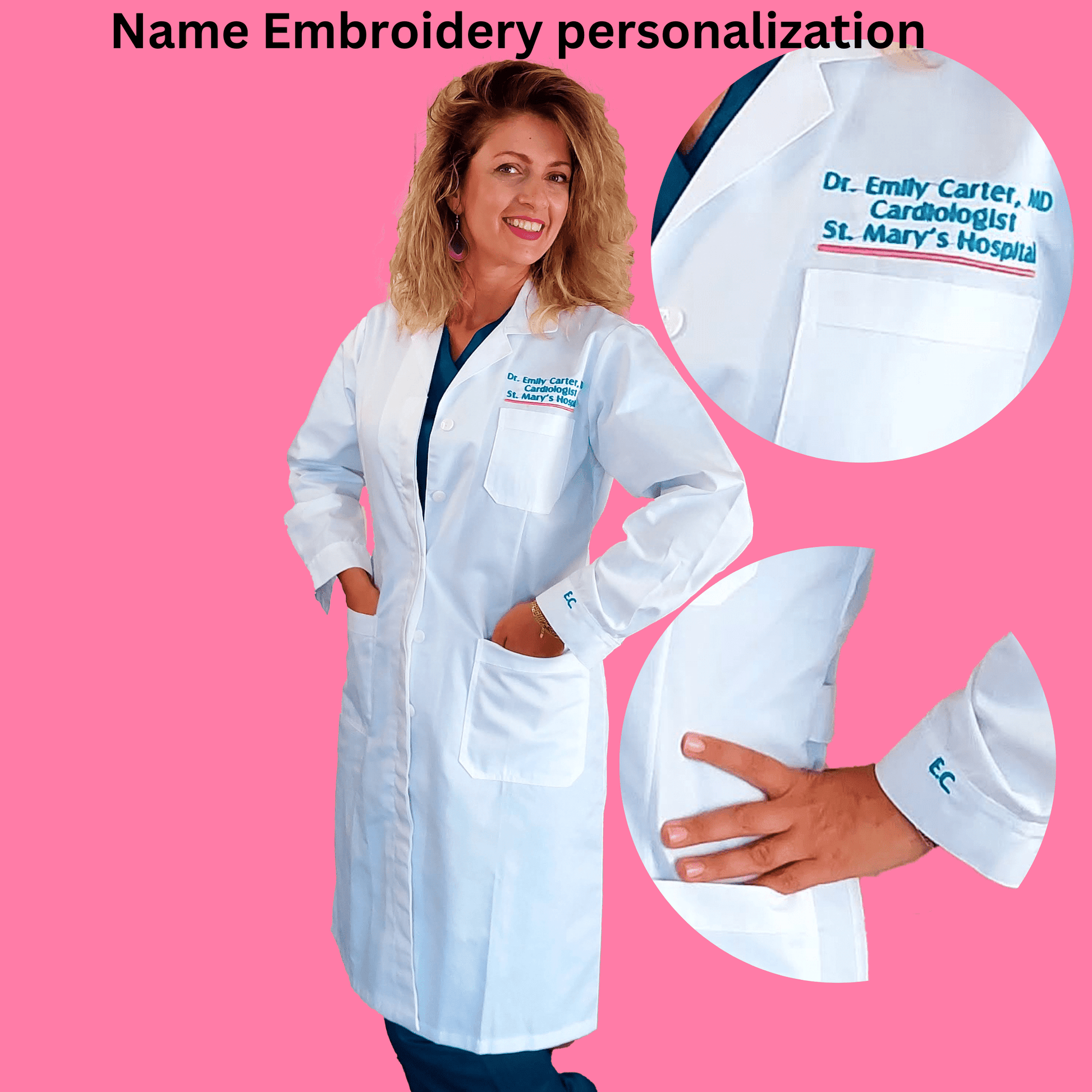 9 Lab coats- custom order for Shoshana - [scrub_hat]-[scrub_cap_for_women]-[surgical_cap]