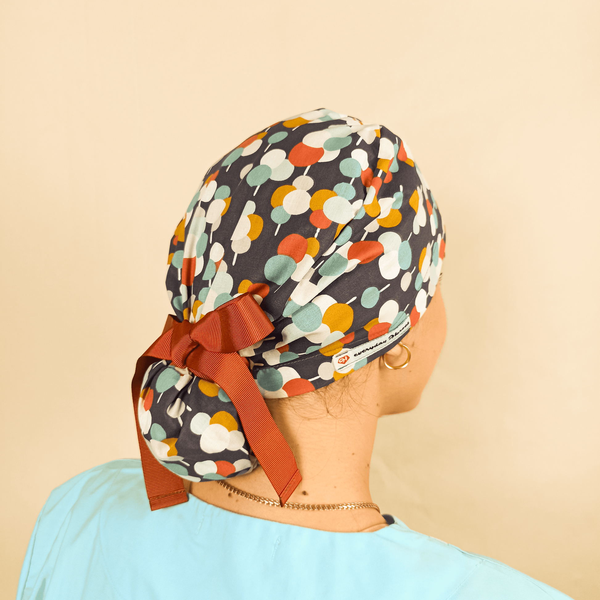 custom scrub cap ponytail for women