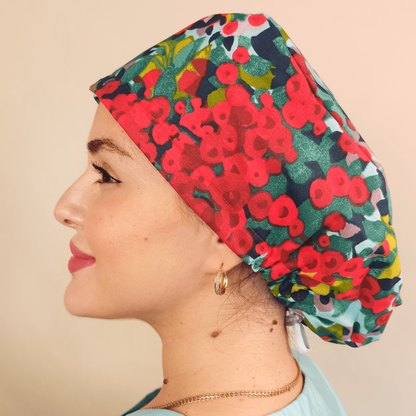 Custom Scrub Cap Floral