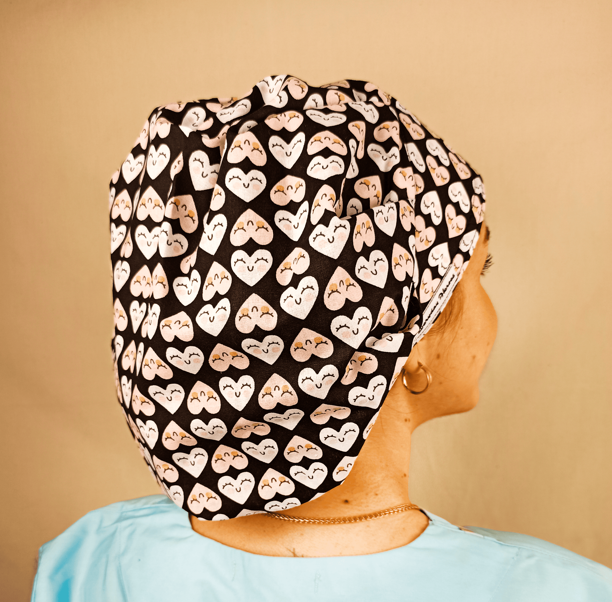 Hearts Scrub Hat Bouffant,Scrub Caps For Women - [scrub_hat]-[scrub_cap_for_women]-[surgical_cap]