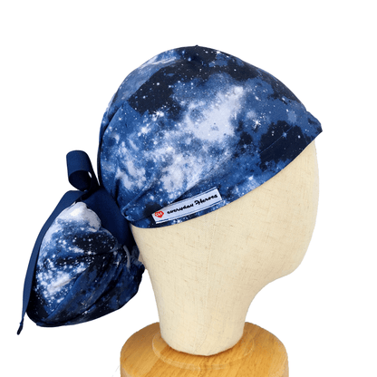 Scrub Cap Ponytail Stellar Constellation
