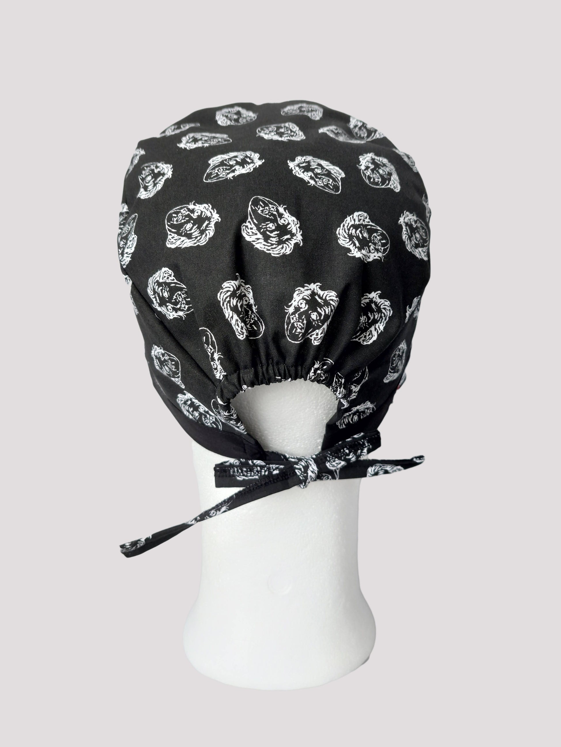 Scrub cap unisex Einsteins Face - [scrub_hat]-[scrub_cap_for_women]-[surgical_cap]