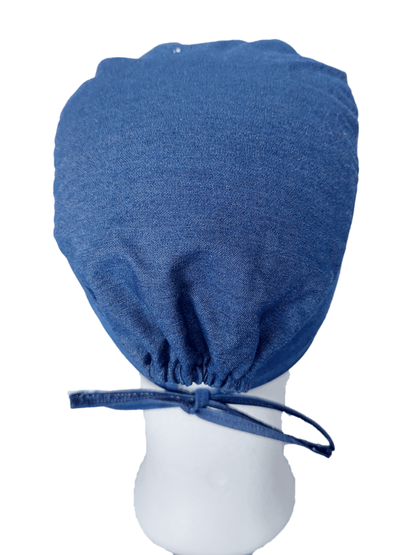 Denim Scrub Cap  Unisex - [scrub_hat]-[scrub_cap_for_women]-[surgical_cap]
