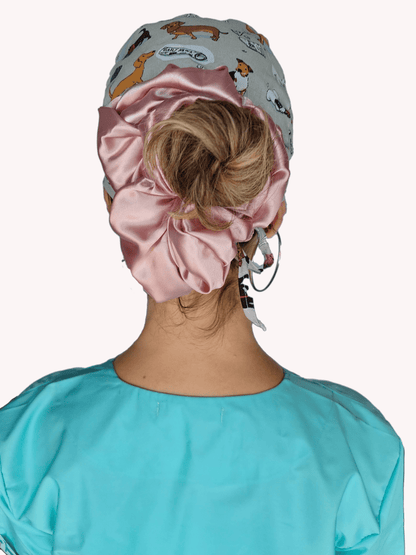 Unisex Surgical Scrub cap with dogs - [scrub_hat]-[scrub_cap_for_women]-[surgical_cap]