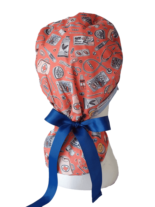Surgical Scrub Cap Ponytail Medicines - [scrub_hat]-[scrub_cap_for_women]-[surgical_cap]