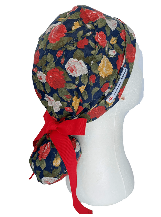 Ponytail Scrub Cap -  Surgical Cap - [scrub_hat]-[scrub_cap_for_women]-[surgical_cap]