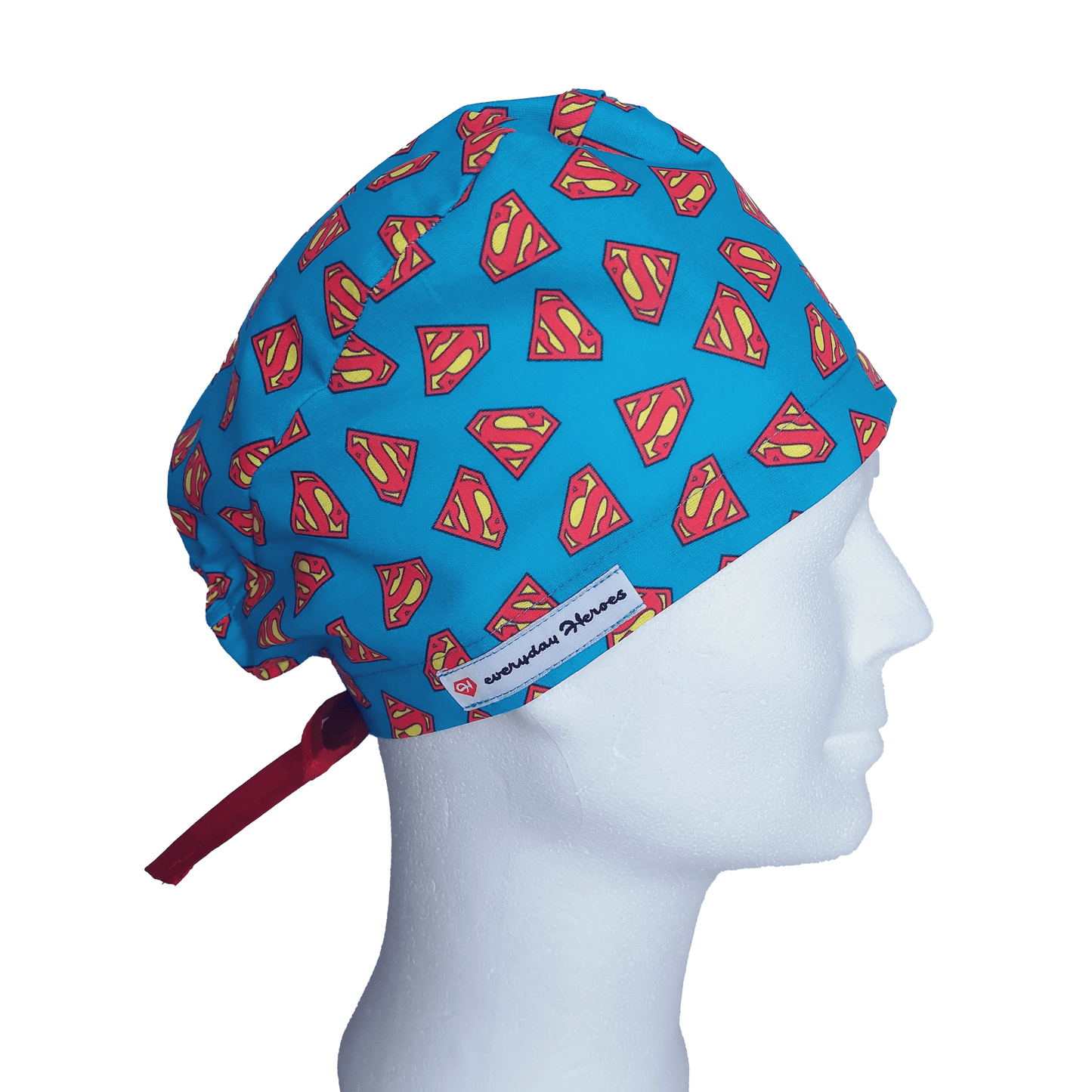 Scrub Caps Mens Superman - [scrub_hat]-[scrub_cap_for_women]-[surgical_cap]