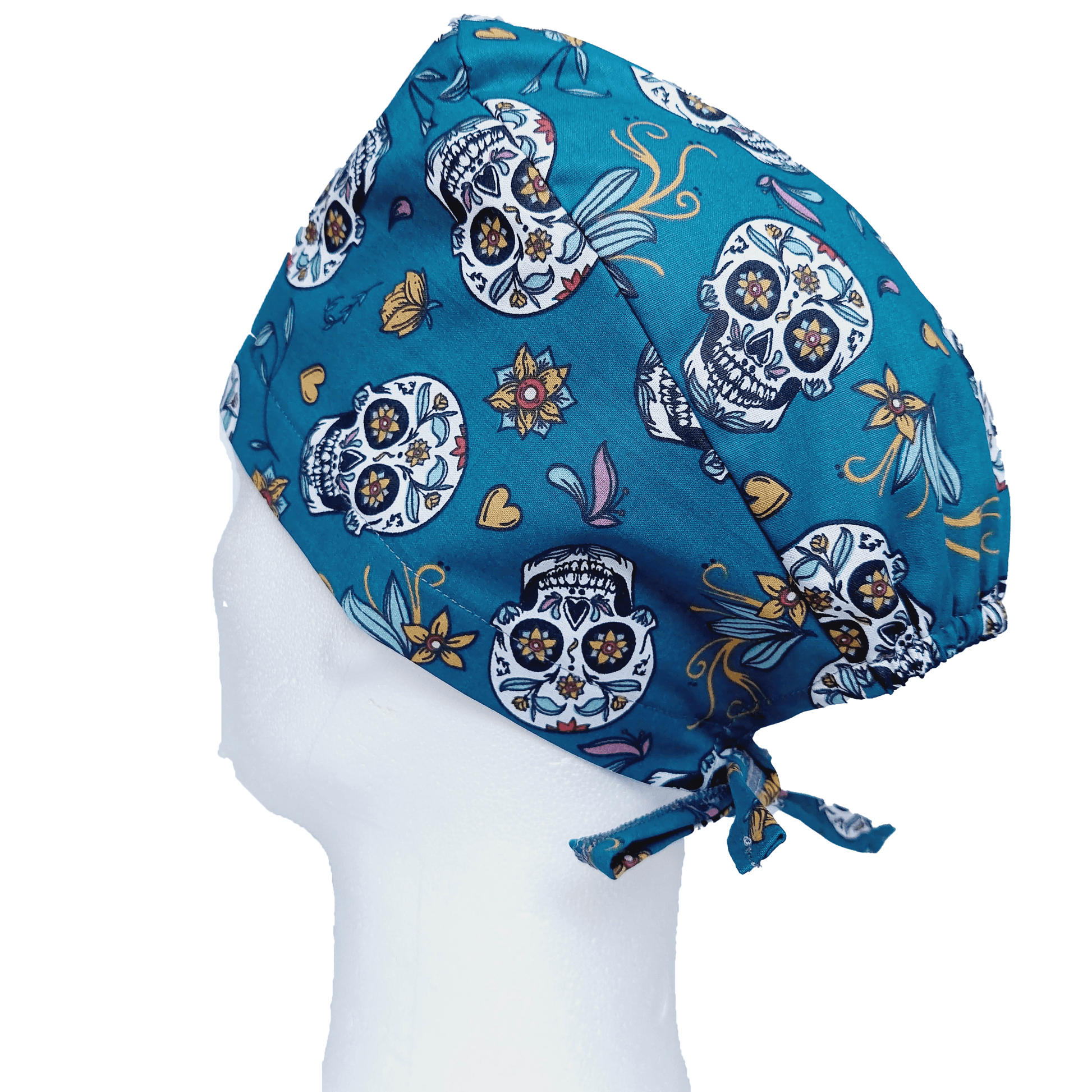 Scrub Caps Mens Sugarskulls - [scrub_hat]-[scrub_cap_for_women]-[surgical_cap]