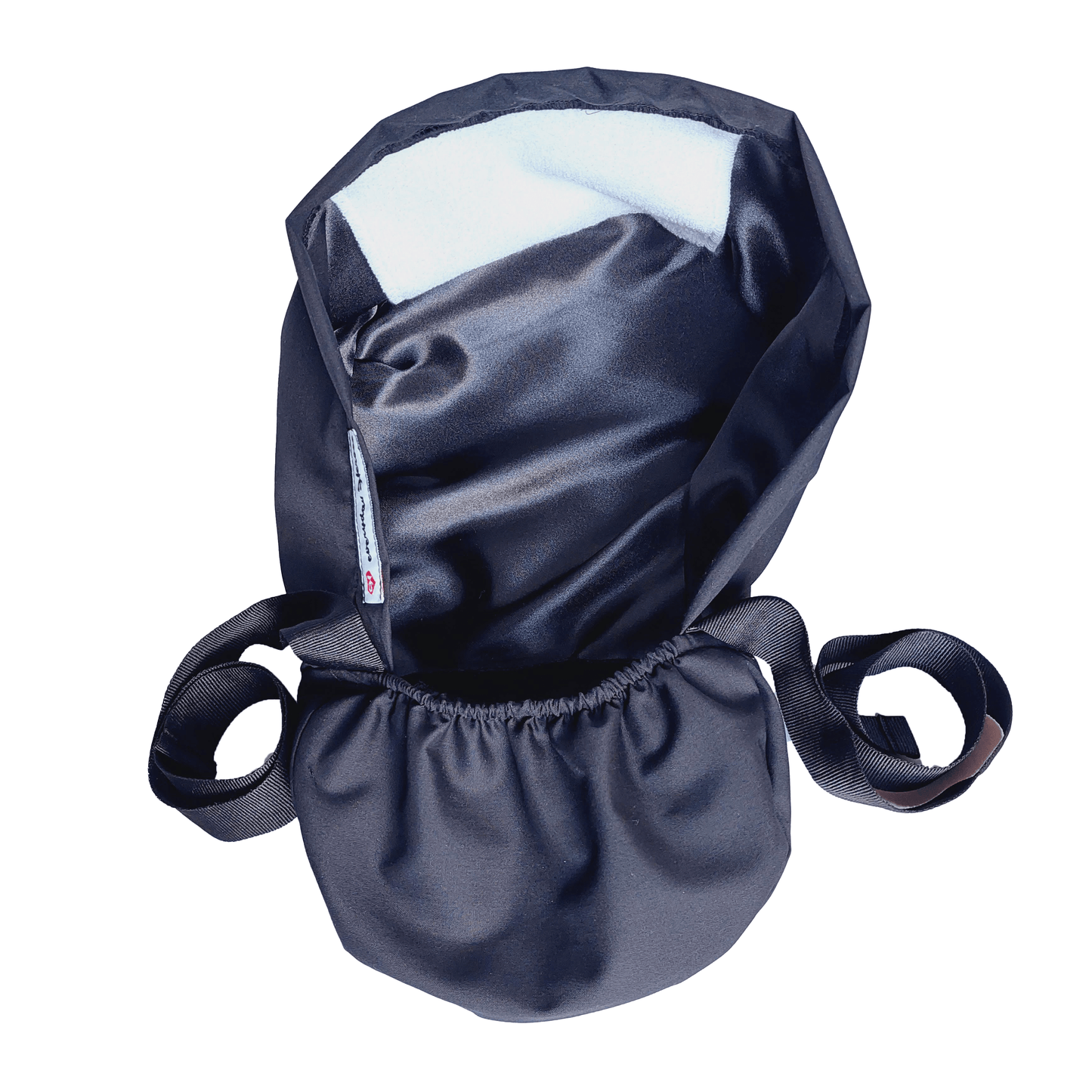 Ponytail Scrub Cap -  Surgical Cap Solid Black -Scrub Hat - [scrub_hat]-[scrub_cap_for_women]-[surgical_cap]