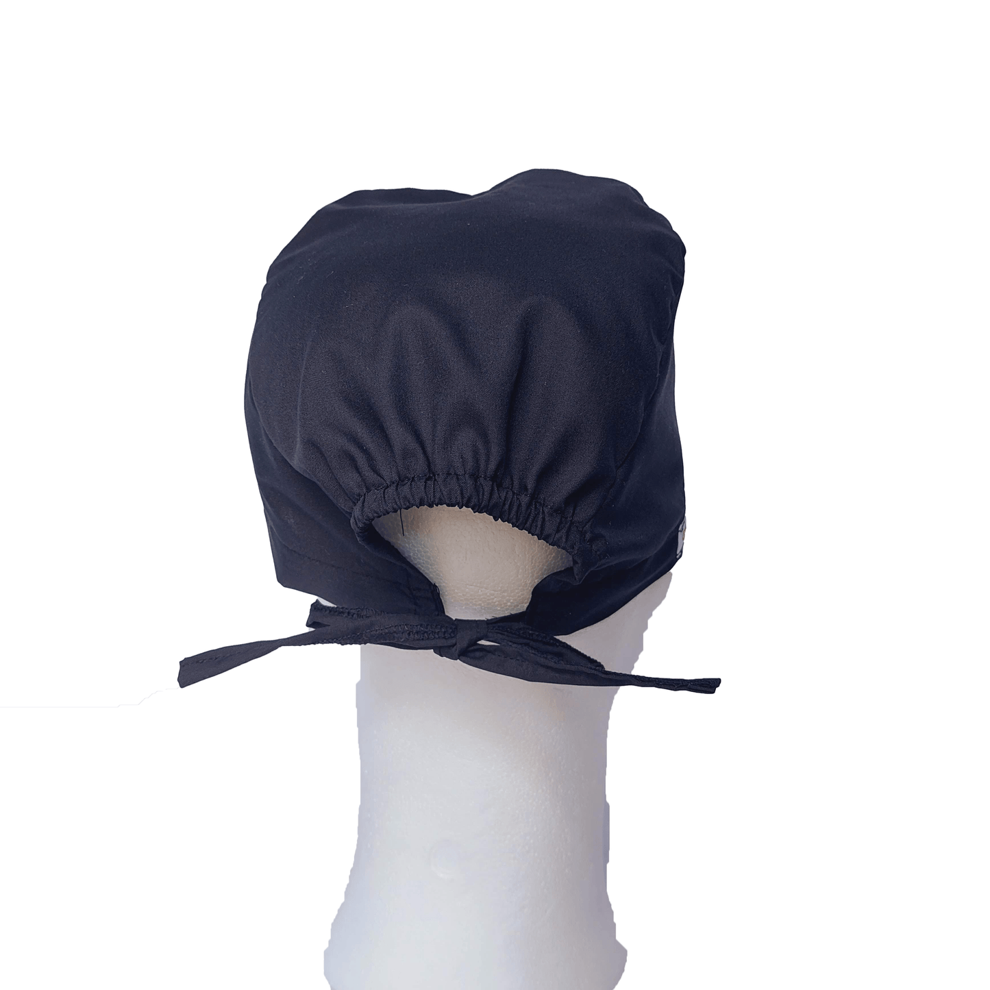 Total Black Scrub Cap Mens - [scrub_hat]-[scrub_cap_for_women]-[surgical_cap]