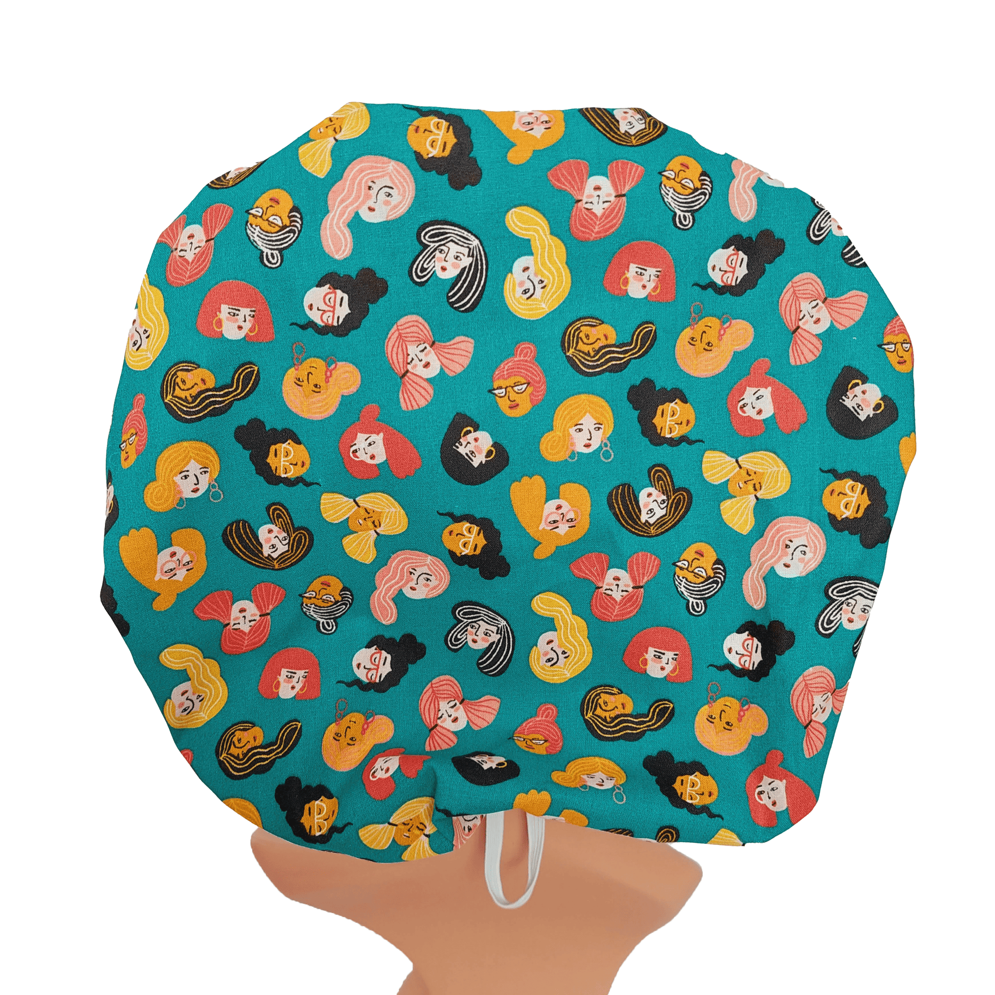 Surgical Scrub Cap Bouffant Faces - [scrub_hat]-[scrub_cap_for_women]-[surgical_cap]