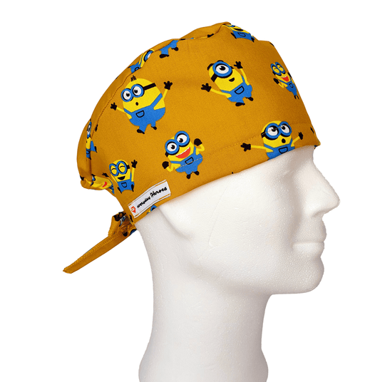 Surgical Scrub Cap Minions For Mens - [scrub_hat]-[scrub_cap_for_women]-[surgical_cap]