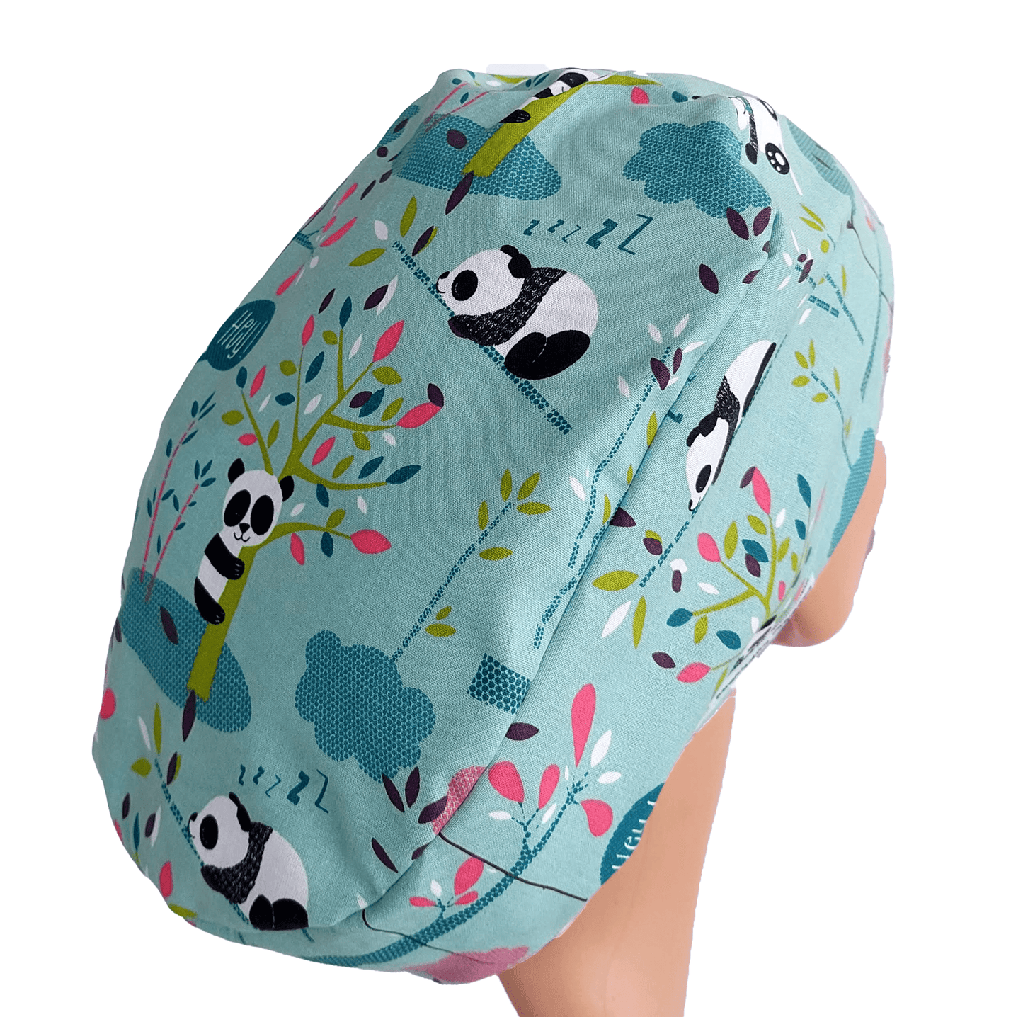 Surgical Scrub Cap Panda-Scrub Hat For Women - [scrub_hat]-[scrub_cap_for_women]-[surgical_cap]