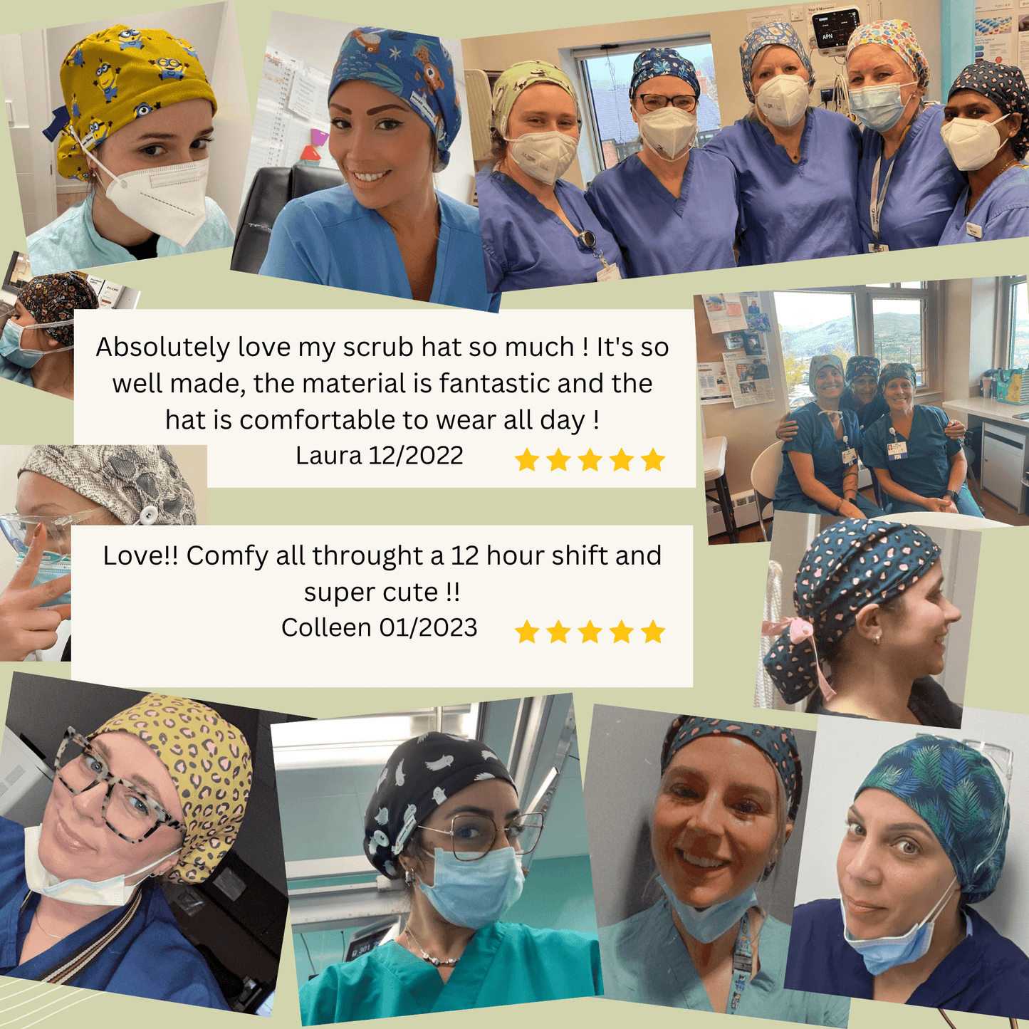 Denim Scrub Cap  Unisex - [scrub_hat]-[scrub_cap_for_women]-[surgical_cap]